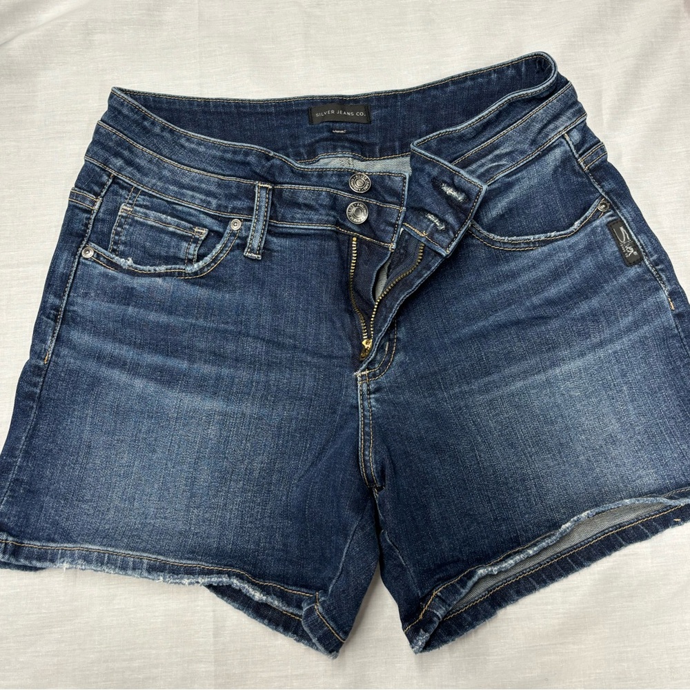 Silver Jean shorts. Size 29